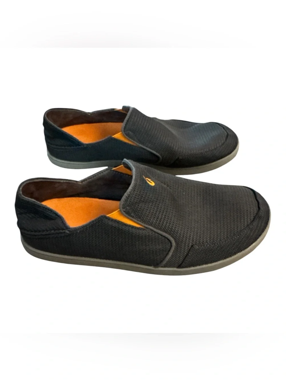 Olukai Nohea Mesh Grey Men's Size 11 Slip-On Casual Shoes Beach Sneakers Surfer
